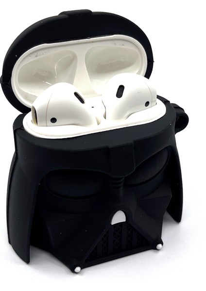 Airpods 1/2. Nesil Yıldız Savaşları Sevilen Karakter Darth Vader Tasarımlı Hediye Kılıf