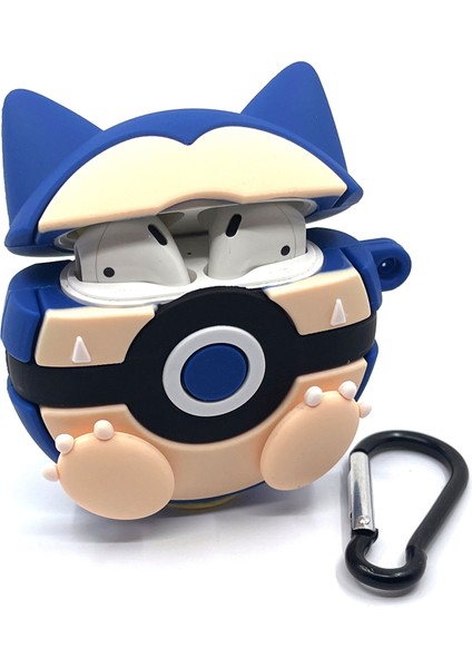 Airpods 1/2. Nesil Uyumlu Sevilen Çizgi Pokemon Tasarımlı Hediye Kılıf