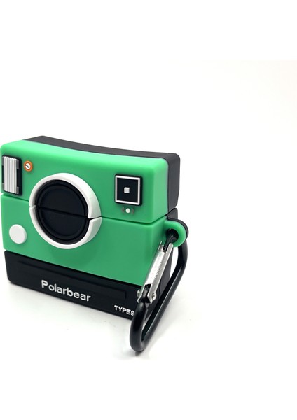 Airpods 3. Nesil Uyumlu Kamera Mint Yeşili Polarbear Tasarımlı Hediye Kılıf fırsatları