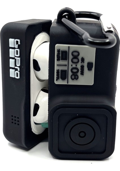 Airpods 3. Nesil Uyumlu Aksiyon Kamerası Go Pro Tasarımlı Hediye Kılıf fırsatları