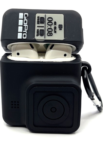 Airpods 1/2. Nesil Uyumlu Aksiyon Kamerası Go Pro Tasarımlı Hediye Kılıf fiyatları