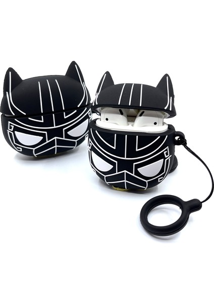 Airpods 1/2. Nesil Uyumlu Sevilen Çizgi Karakter Black Panther Tasarımlı Hediye Kılıf fırsatları