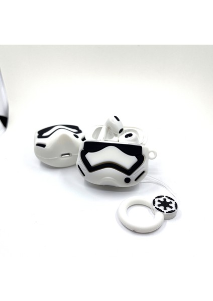 Airpods 3. Nesil Sevilen Karakter Yıldız Savaşları Storm Tasarımlı Sevgililer Günü Hediye Kılıf modelleri