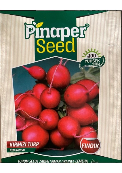 Pinaper Seed Kırmızı Turp - Fındık - 10gr