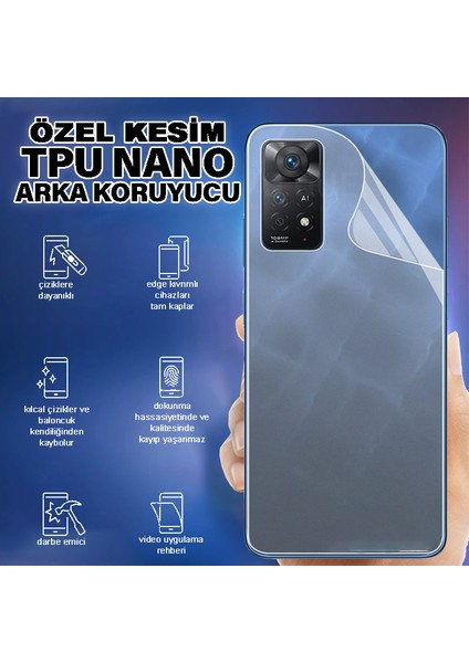 iPhone 5c Için Özel Tpu Nano Arka Koruma Filmi