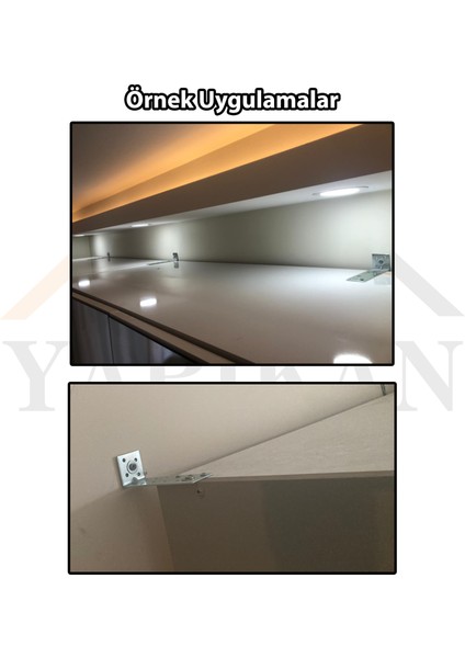 40x40x120mm - Mr.Bracket Deprem Güvenliği Dolap Sabitleme Aparatı Seti - Mobilya Gardırop Portmanto Kitaplık Masa Raf Eşya Duvara Sabitleyici Aparat - L Demir Köşe Bağlantı Gönye Köşebent modelleri
