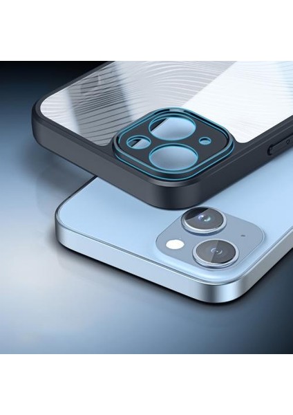 Premium Kamera Korumalı Buz Desenli Sert Pc-Tpu iPhone 14 Plus Kılıf Parmak Izi Bırakmaz Hidrofobik modelleri