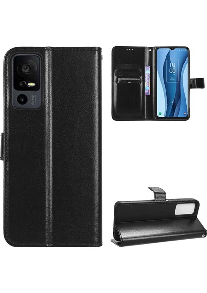 Tcl 40 Xl Telefon Kılıfı Için Deri Telefon Kılıfı (Yurt Dışından)