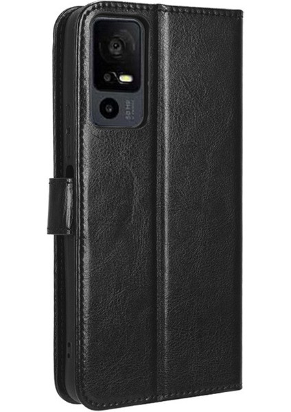Tcl 40 Xl Telefon Kılıfı Için Deri Telefon Kılıfı (Yurt Dışından)