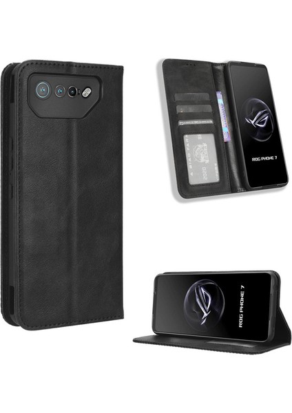 Asus Rog Phone 7 Telefon Kılıfı Için Deri Telefon Kılıfı (Yurt Dışından)