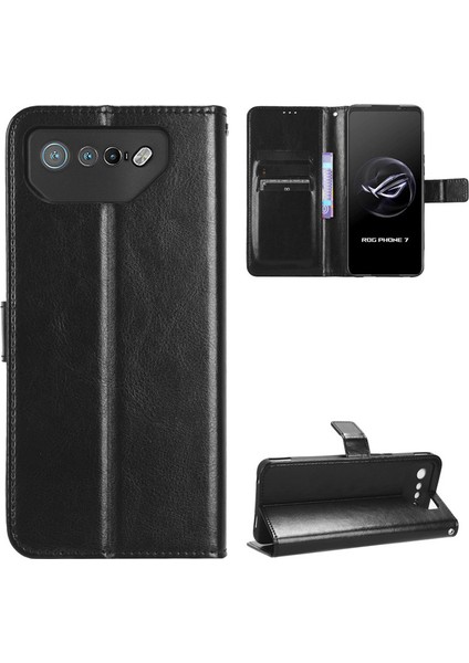 Asus Rog Phone 7 Telefon Kılıfı Için Deri Telefon Kılıfı (Yurt Dışından)