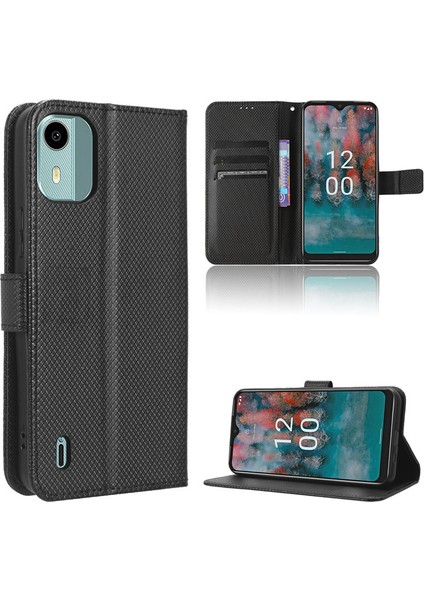 Nokia C12 4g Telefon Kılıfı Için Deri Telefon Kılıfı (Yurt Dışından)
