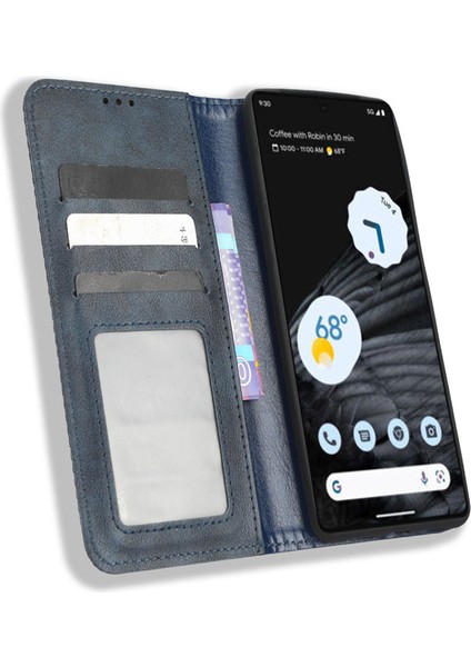 Google Pixel 8 Pro Telefon Kılıfı Için Deri Telefon Kılıfı (Yurt Dışından)