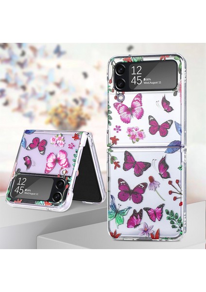 Temizle Telefon Kılıfı Için For Samsung Galaxy Z Flip 4 (Yurt Dışından)
