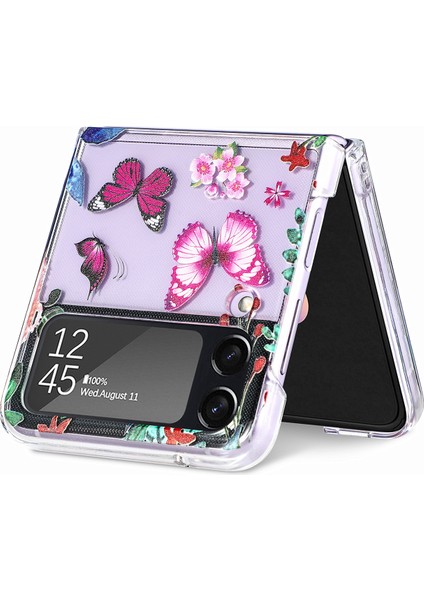 Temizle Telefon Kılıfı Için For Samsung Galaxy Z Flip 4 (Yurt Dışından)