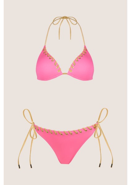 3445 Pembe Bikini Takımı
