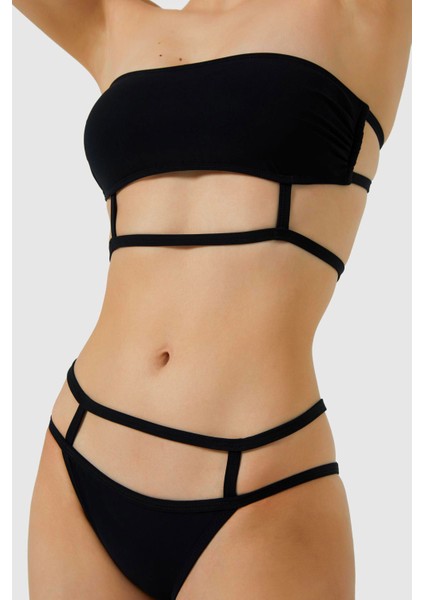 3432 Siyah Straplez Bikini Takımı fiyatları
