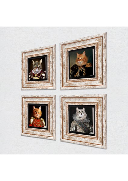 Stone Patili Ekselanslar Çerçeveli Taş Duvar Tablosu 4’lü Set - Dekoratif Modern Sanat, Ev ve Ofis Dekoru |TK4-61| fiyatları