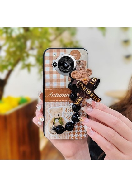 Sharp Aquos R7 Tampon Zincirli Telefon Kılıfı Için Telefon Kılıfı (Yurt Dışından)