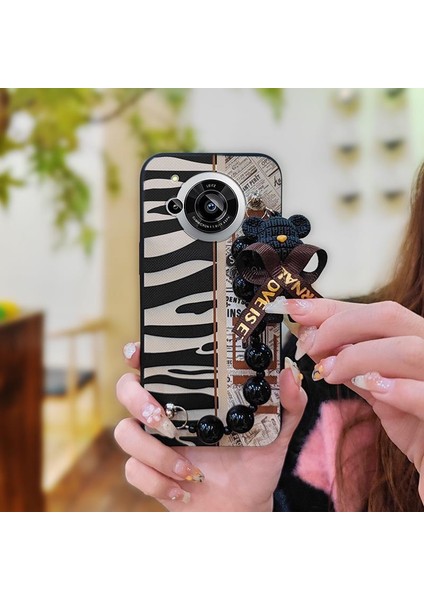 Sharp Aquos R7 Tampon Zincirli Telefon Kılıfı Için Telefon Kılıfı (Yurt Dışından)