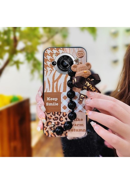 Sharp Aquos R7 Tampon Zincirli Telefon Kılıfı Için Telefon Kılıfı (Yurt Dışından)