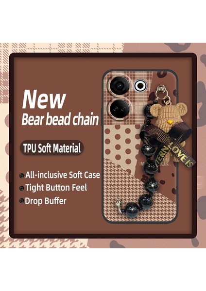 Tecno Camon 20 Pro 4g Tampon Zincirli Telefon Kılıfı Için Telefon Kılıfı (Yurt Dışından) fiyatları