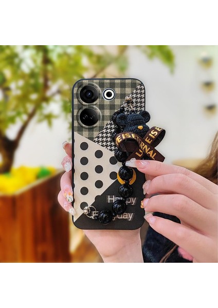 Tecno Camon 20 Pro 4g Tampon Zincirli Telefon Kılıfı Için Telefon Kılıfı (Yurt Dışından)