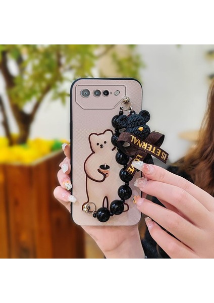 Asus Rog Phone 7 Tampon Zincirli Telefon Kılıfı (Yurt Dışından)