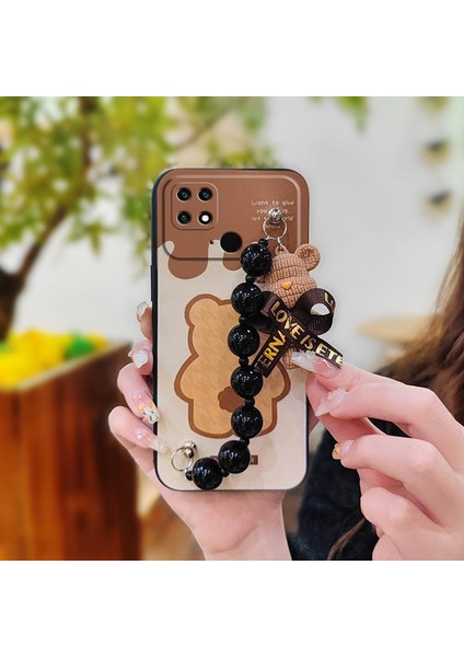 Xiaomi Poco C40 Tampon Zincirli Telefon Kılıfı Için Telefon Kılıfı (Yurt Dışından)