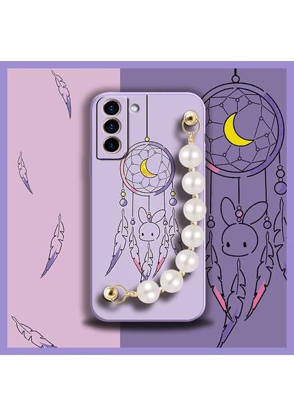 Samsung Galaxy S21 Tamponlu Zincirli Telefon Kılıfı (Yurt Dışından)