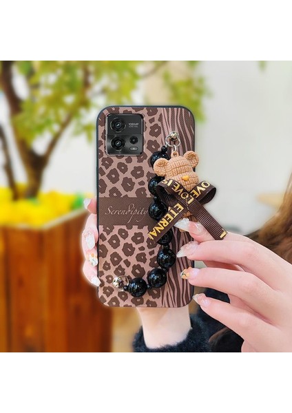 Motorola Moto G72 Tampon Zincirli Telefon Kılıfı Için Telefon Kılıfı (Yurt Dışından)