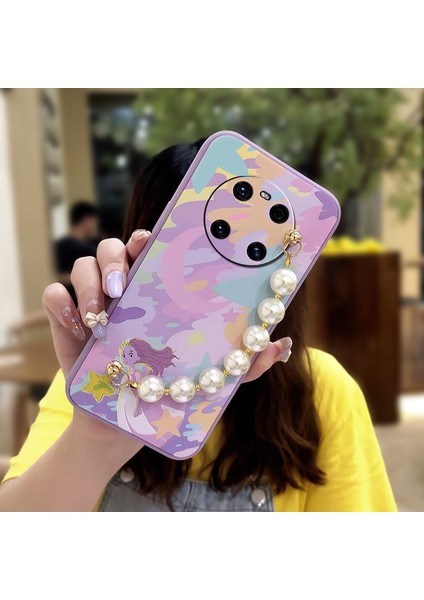 Huawei Mate 40 Için Telefon Kılıfı Zincirli Tampon Telefon Kılıfı (Yurt Dışından)