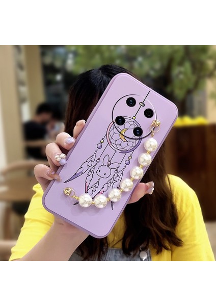 Huawei Mate 40 Için Telefon Kılıfı Zincirli Tampon Telefon Kılıfı (Yurt Dışından)