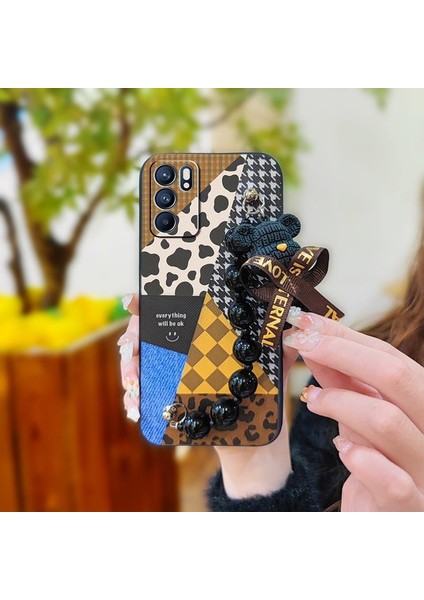 Oppo Reno 6 5g Tampon Zincirli Telefon Kılıfı Için Telefon Kılıfı (Yurt Dışından) fiyatları