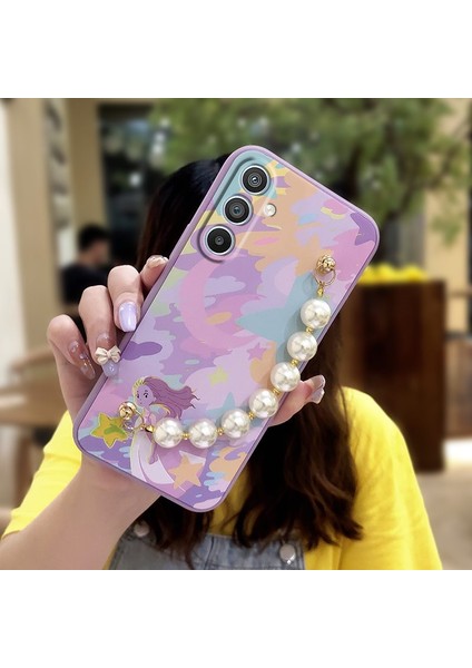 Samsung Galaxy A54 5g Tamponlu Telefon Kılıfı Zincirli Telefon Kılıfı (Yurt Dışından)