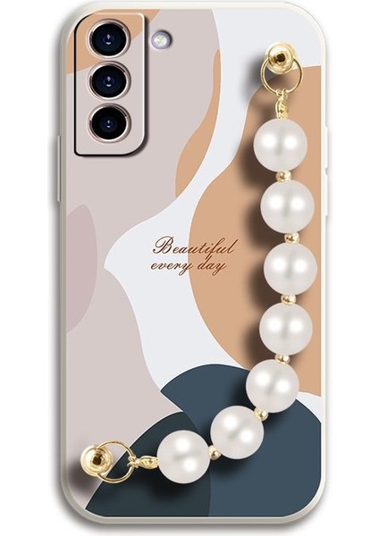 Samsung Galaxy S21 Tamponlu Zincirli Telefon Kılıfı (Yurt Dışından)