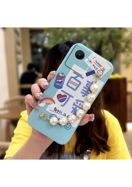 Oppo Realme C30 Tampon Zincirli Telefon Kılıfı Için Telefon Kılıfı (Yurt Dışından)