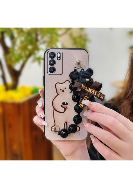 Oppo Reno 6 5g Tampon Zincirli Telefon Kılıfı Için Telefon Kılıfı (Yurt Dışından)