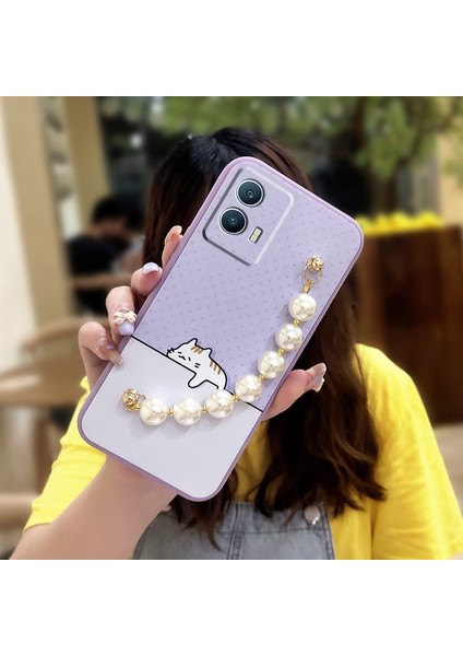 Vivo Iqoo U5 Tampon Zincirli Telefon Kılıfı Için Telefon Kılıfı (Yurt Dışından)