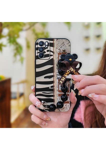 Oppo Reno 6 5g Tampon Zincirli Telefon Kılıfı Için Telefon Kılıfı (Yurt Dışından)