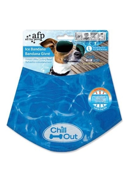 Chill Out Ice Bandana Serinleten Köpek Bandanası Large