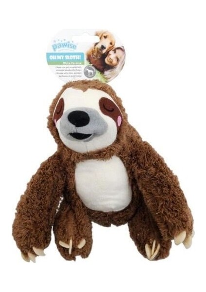Tembel Hayvan Peluş Köpek Oyuncağı Kahverengi