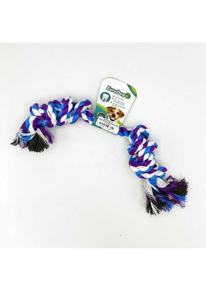 Iki Düğümlü Kalın Diş Kaşıma Ipi Köpek Oyuncağı Beyaz/mavi/mor 35 cm fiyatları