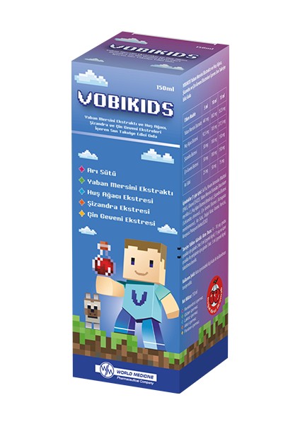 Vobikids Okul Çağı Çocuklarına Özel Destek Şurup