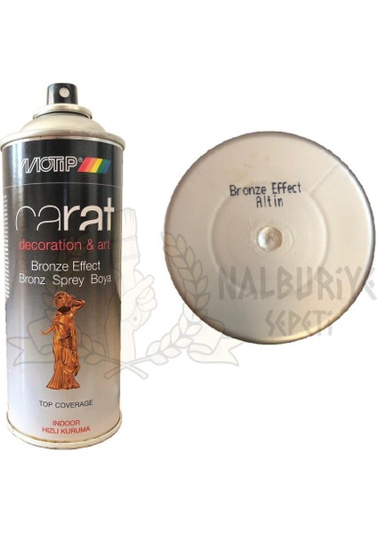 Carat Sprey Boya Bronz Altın Efekt 400 ml