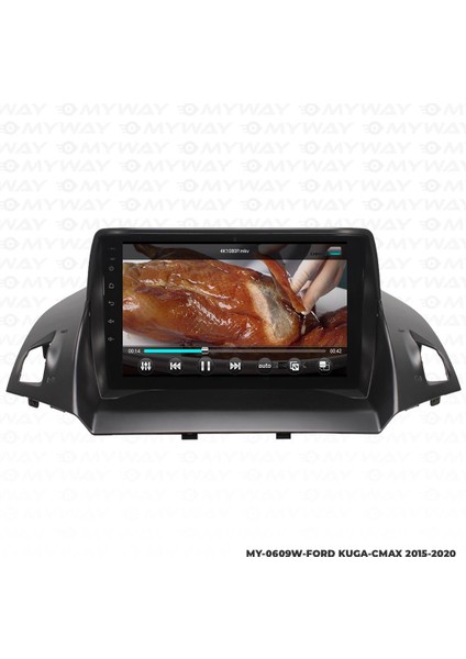 Ford Kuga Android 12 Multimedya Carplay 4gb RAM+64GB HDD Navigasyon Ekran