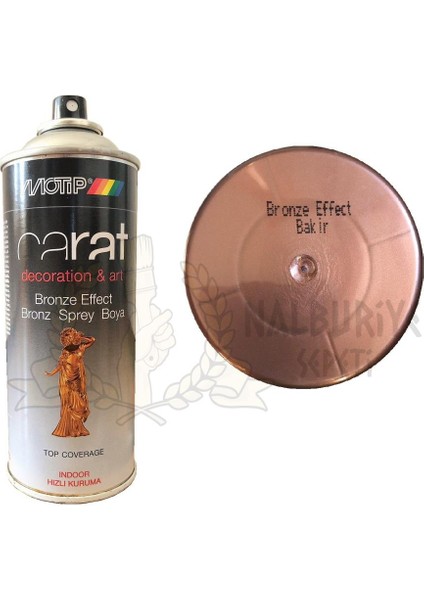 Carat Sprey Boya Bronz Bakır Efekt 400 ml