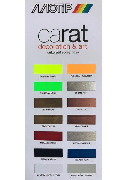 Carat Sprey Boya Floresan Fosforlu Yeşil 400 ml