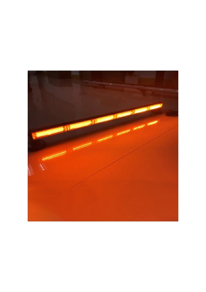 Hextech 70W Turuncu 100CM 17 Farklı Yanış Modlu 7 Cob LED Off Road LED Lamba fiyatları