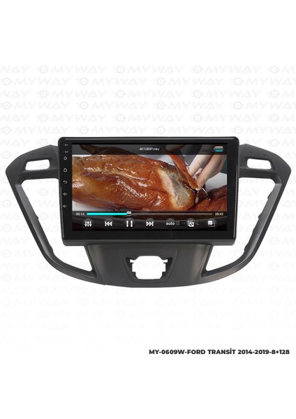 Ford Transit Custom Android 12 Multimedya Carplay 4gb RAM+64GB HDD Navigasyon Ekran